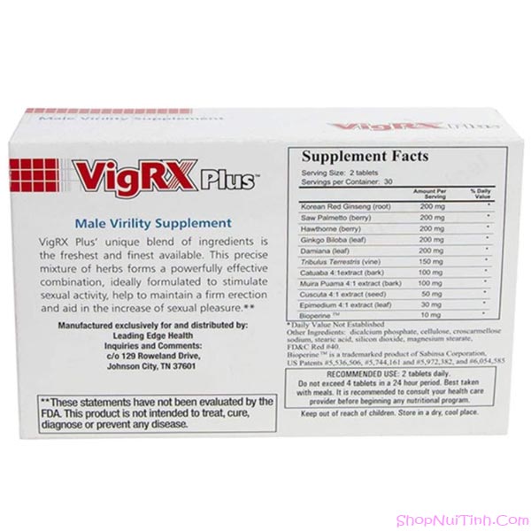 Thuốc cường dương VigRx Plus 02