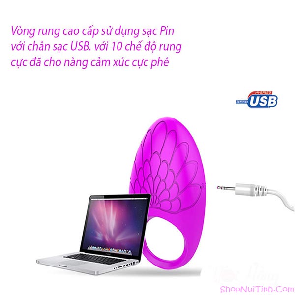 Vòng Đeo Dương Vật Có Rung Qeen VD355 01