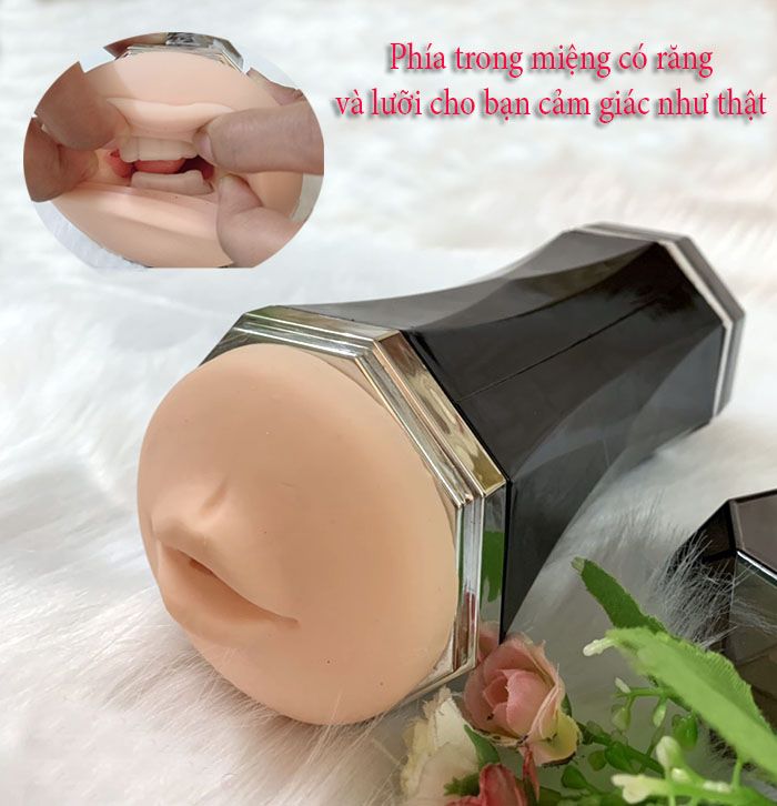 Âm đạo giả 2 đầu rung rên