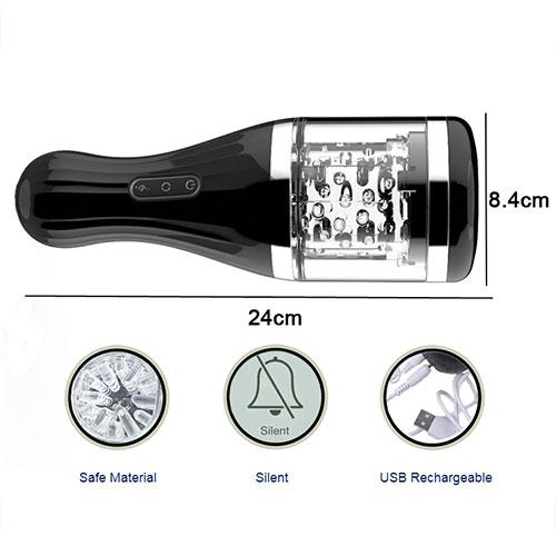 Đánh giá Âm đạo giả bú mút tự động Dibe rung rên