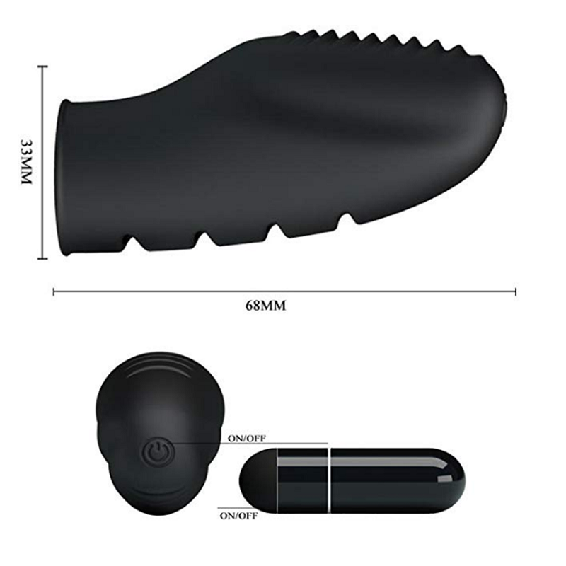 bao cao su ngón tay Pretty Love Stanford có rung