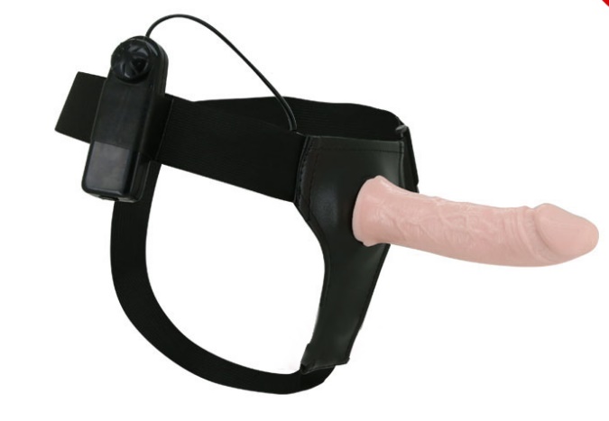 Hướng dẫn sử dụng Dương vật giả dây đeo rỗng ruột có rung