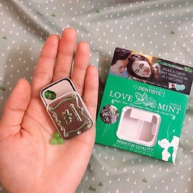 Hướng dẫn sử dụng kẹo phòng the Love Mint Thái Lan