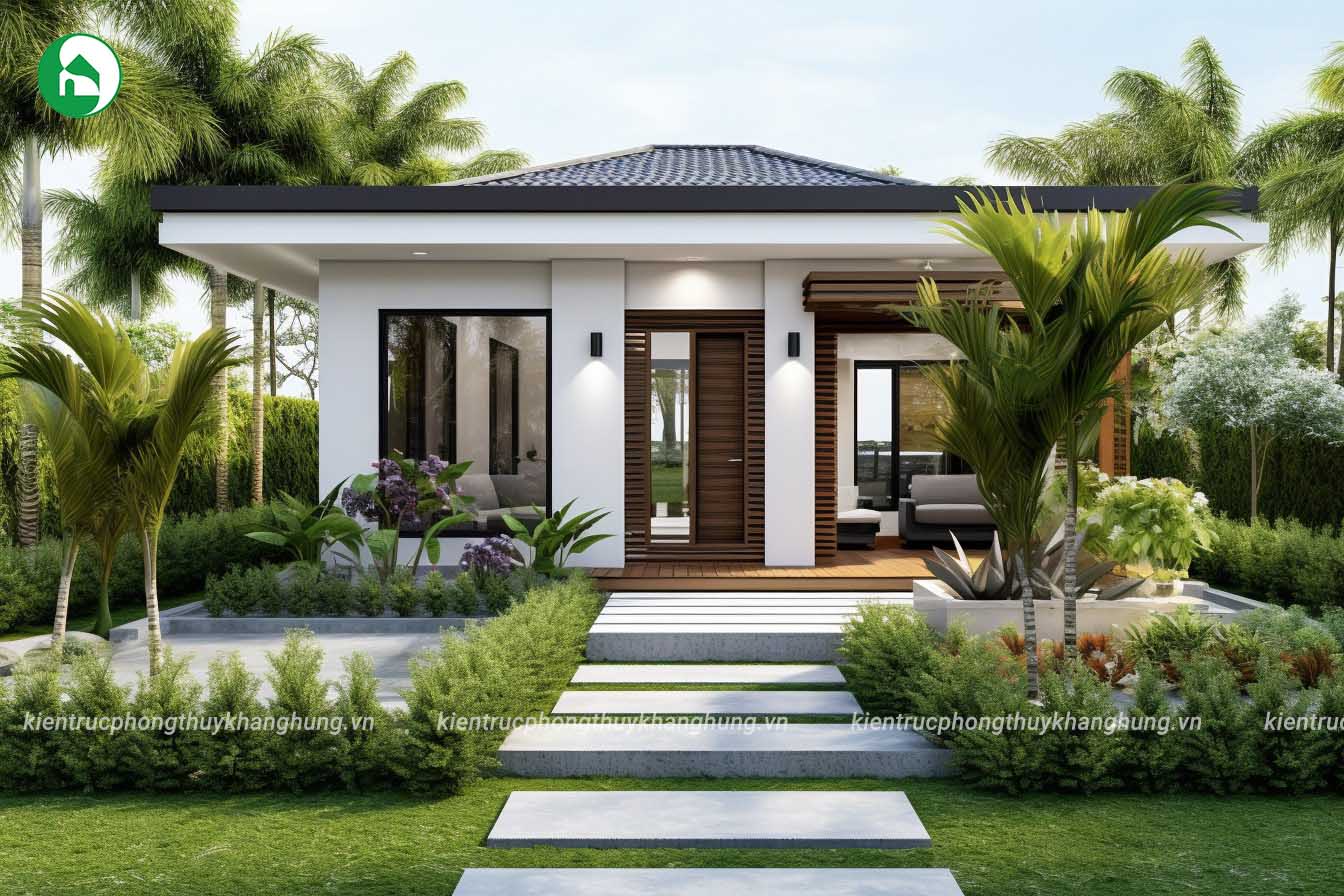 mẫu nhà 1 tầng đẹp