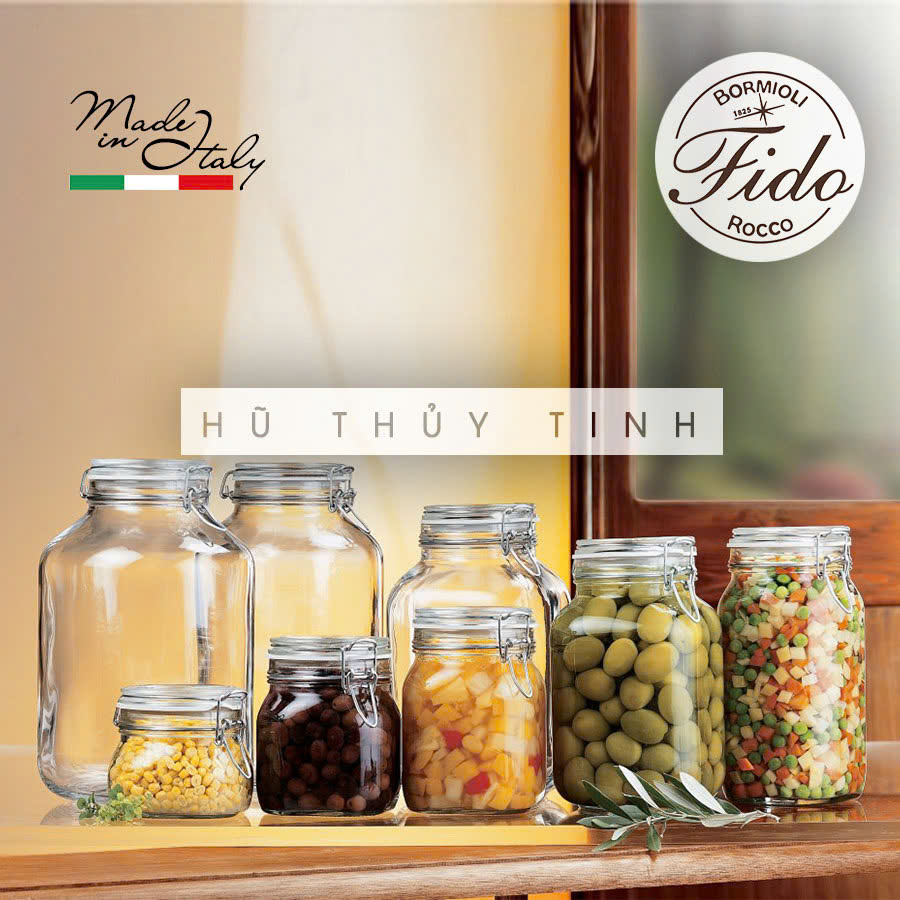 Top 3 Mẫu Hũ Thủy Tinh Có Nắp Kín Của Bormioli Rocco Chị Em Mê Nấu Ăn Không Thể Bỏ Qua - 2