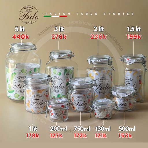 Hũ Thủy Tinh Fido: Bí Quyết Đựng Mứt Tết An Toàn Cho Nội Trợ - 5