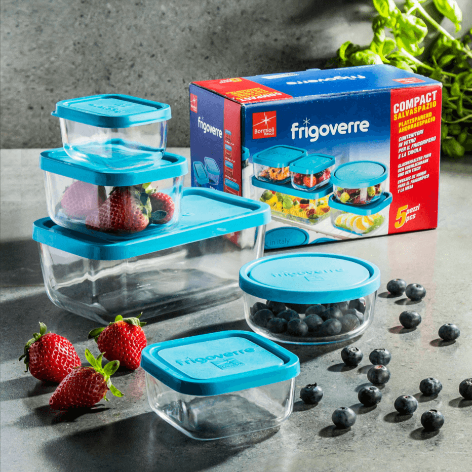 Frigoverre Bormioli Rocco – Hộp Thủy Tinh Chuyên Dùng Tủ Đông Cho Gia Đình Hiện Đại - 1