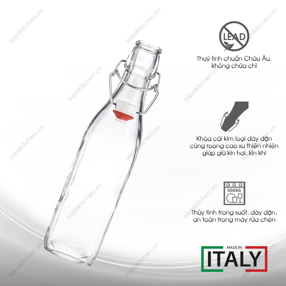 Chai Thủy Tinh Bormioli Rocco – Giải Pháp Bảo Quản Đồ Uống Sang Trọng Cho Căn Hộ Hiện Đại - 2