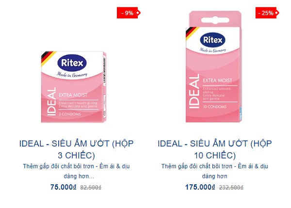 Sử dụng các sản phẩm bao cao su hỗ trợ khô âm đạo khiến “cuộc yêu” trở nên thăng hoa