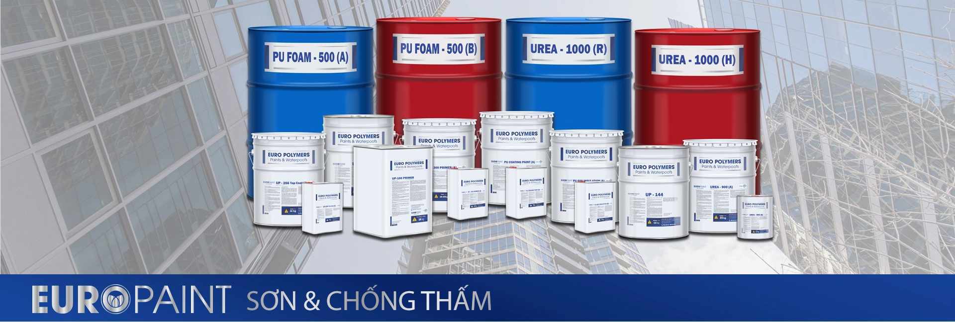 EURO POLYMERS UP-222/ Sơn nền gốc Polyurethane 2 thành phần