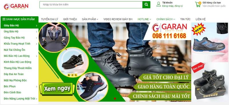 shop giày bảo hộ