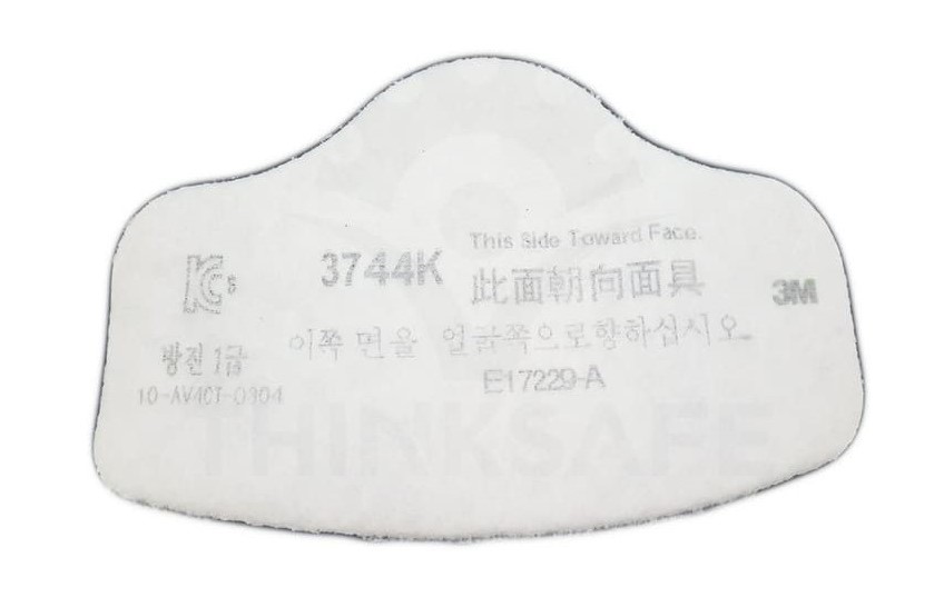 Bộ mặt nạ phòng độc 3M HF52 chính hãng kết hợp tấm lọc bụi 3M 3744k