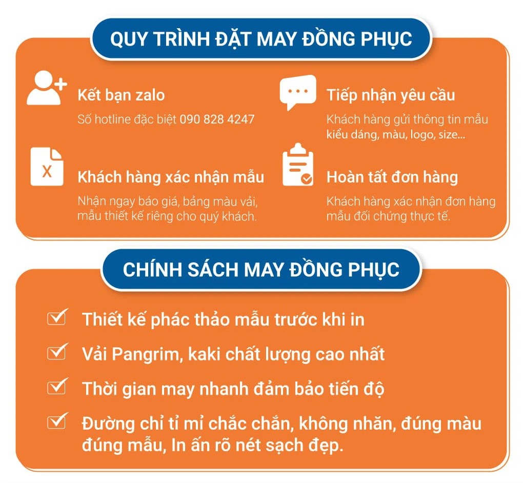 May in đồng phục bảo hộ lao động - In logo theo yêu cầu