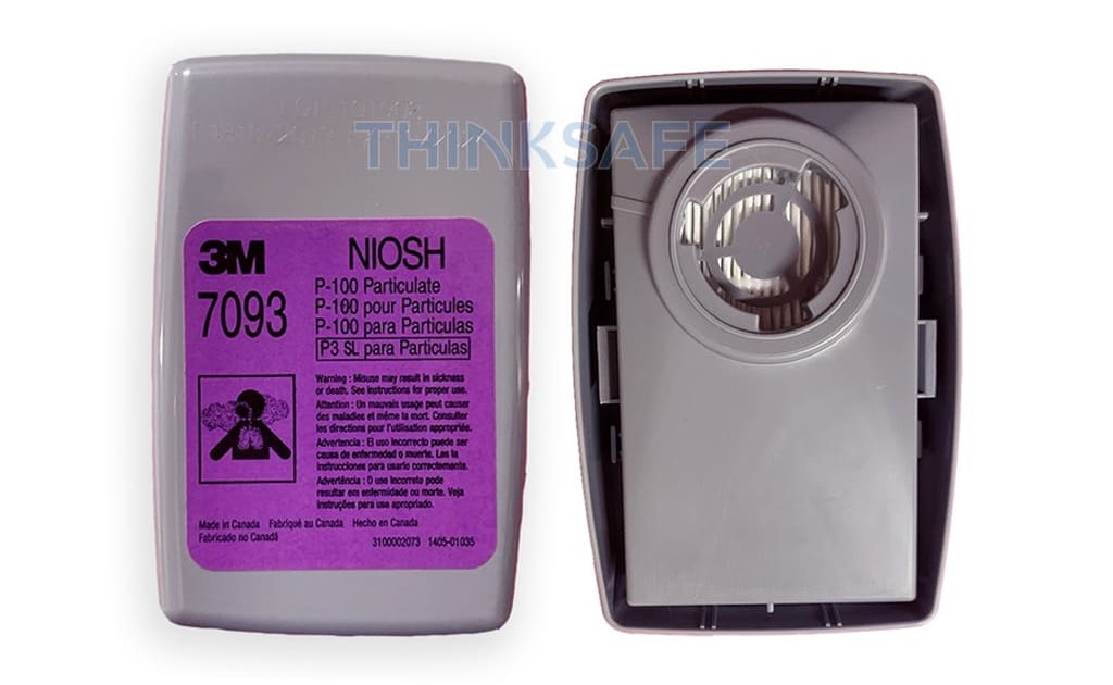 Thiết kế độc đáo của phin lọc mặt nạ phòng độc 3M 7093