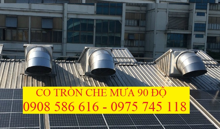 Co che mưa 90 độ tôn kẽm