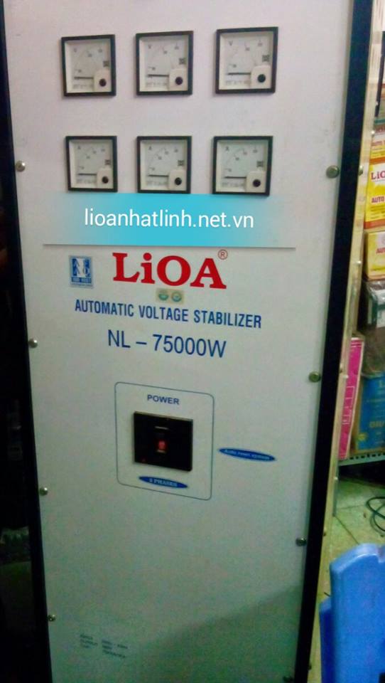 ỔN ÁP LIOA 75KVA 3 PHA CŨ