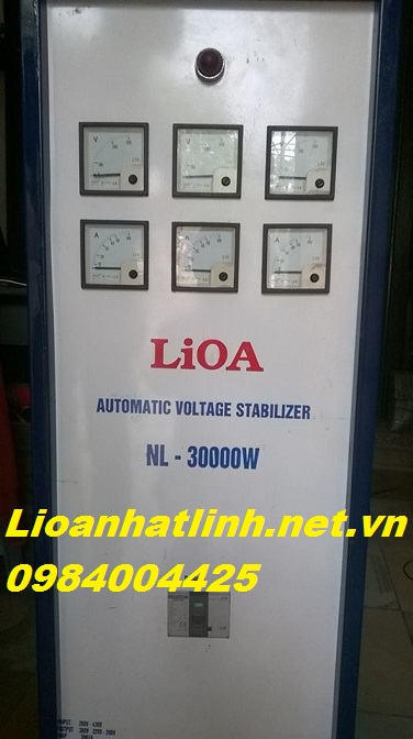 ỔN ÁP LIOA 30KVA 3  PHA CŨ ĐỜI 20000
