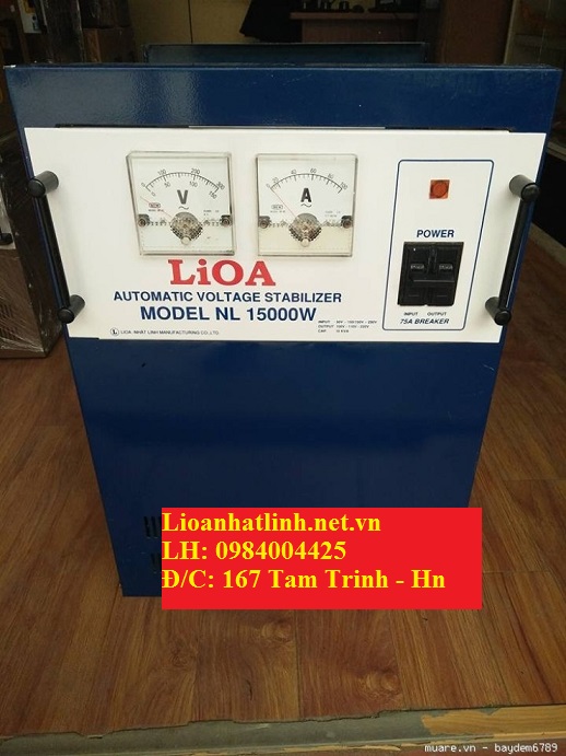 ổn áp lioa nl - 15000w cũ