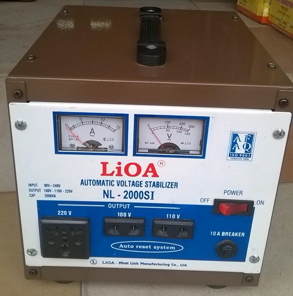 ổn áp lioa 1 pha 2kva cũ