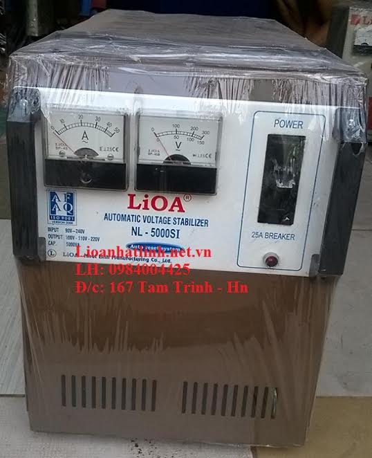 ỔN ÁP LIOA 5KVA ( NL - 5000SI) CŨ
