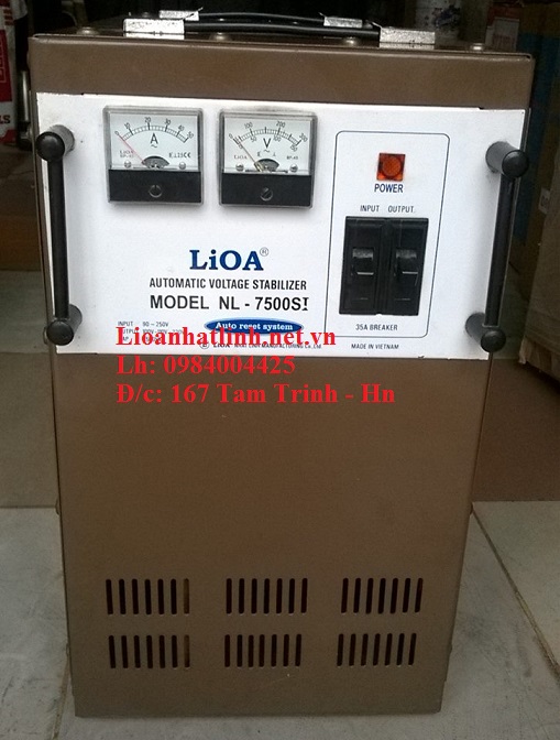 ỔN ÁP LIOA 1 PHA 7500W CŨ