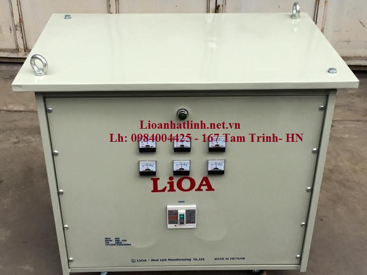biến áp lioa 100kva 3 pha loại cách ly
