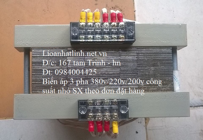 BIẾN ÁP 3 PHA 380V/ 220V 5KVA