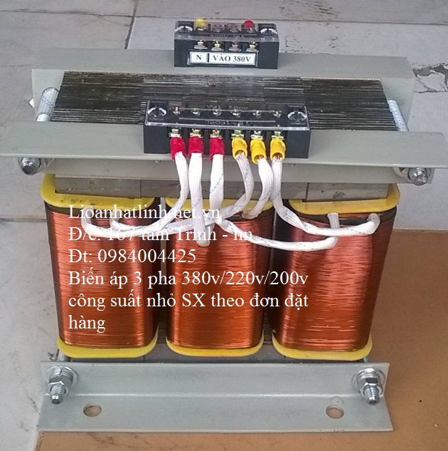 BIẾN ÁP 3 PHA 380V/ 220V 2KVA