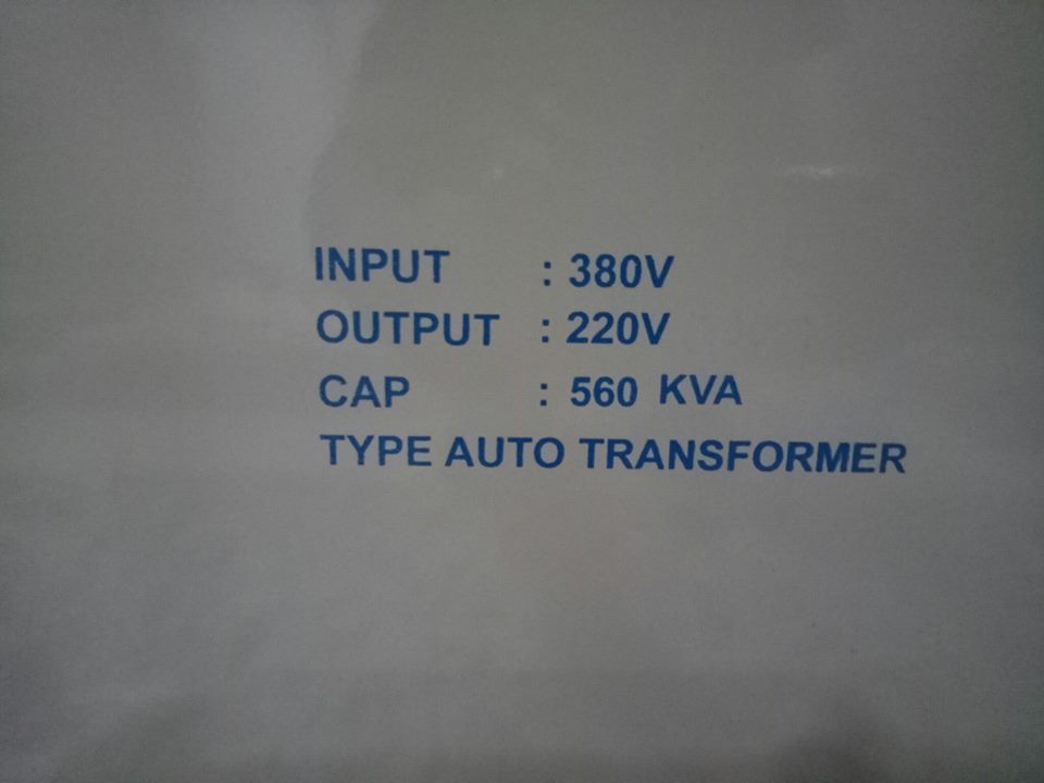 MẶT TRƯỚC BIẾN ÁP LIOA 560KVA