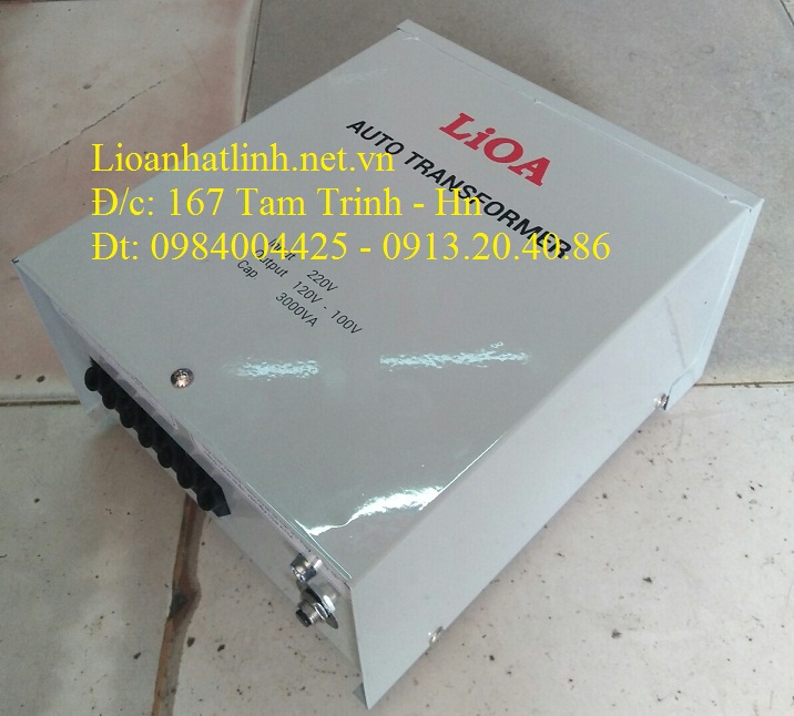 BIẾN ÁP LIOA 220V/100V/110V 3KVA