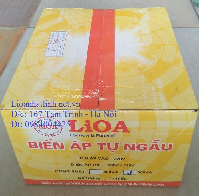biến áp tự ngẫu 600va