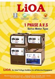 CATALOG ỔN ÁP LIOA 1 PHA