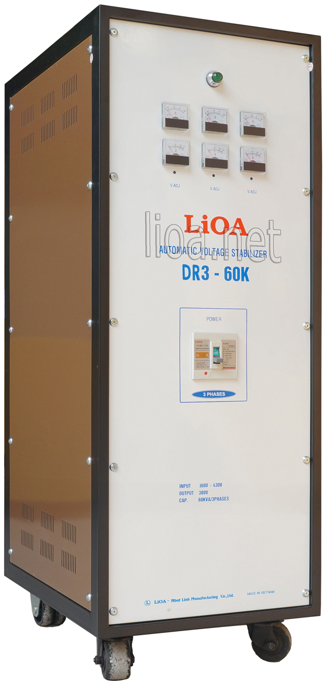 ỔN ÁP LIOA 60KVA 3 PHA MODEL DR3 - 60K NĂM 2016