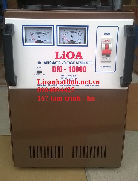 ổn áp lioa 10kva model dri - 10000 gái bao nhiêu