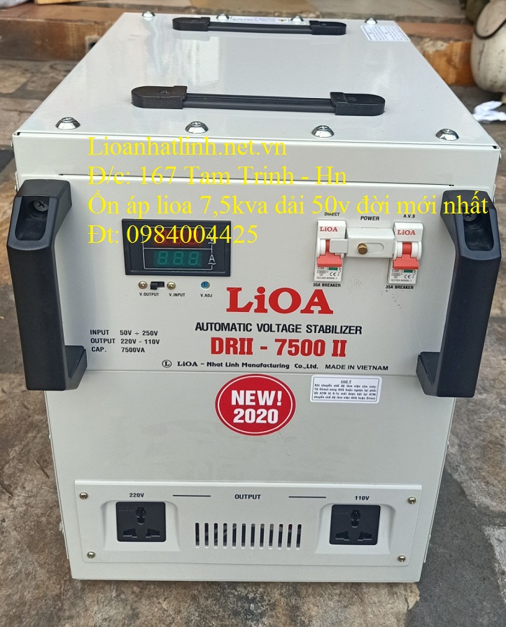ỔN ÁP LIOA 7KVA DRII - 7500 II