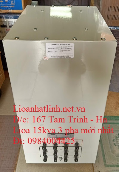 PHÍA SAU ỔN ÁP LIOA 15KVA 3 PHA