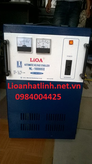 ổn áp lioa 10000sii cũ màu xanh