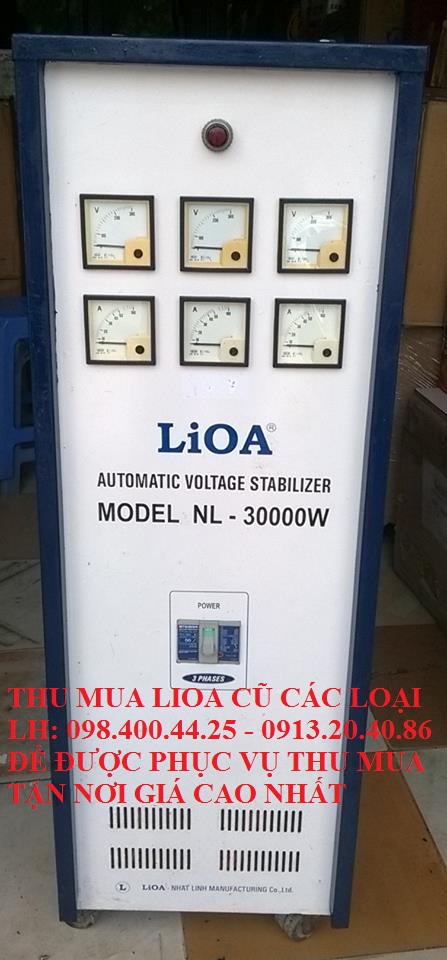 THU MUA ỔN ÁP LIOA 3 PHA CŨ