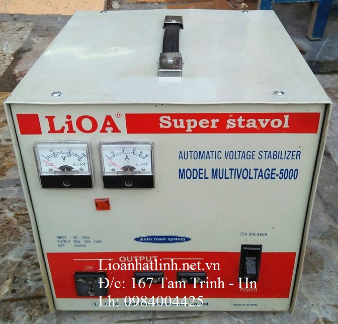 ỔN ÁP LIOA 5KVA CŨ