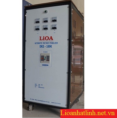 ỔN ÁP LIOA 100KVA 3 PHA MODEL DR3 - 100K NĂM 2016