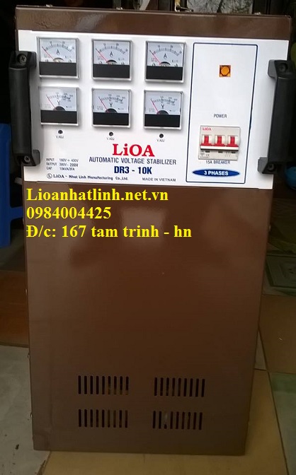 ổn áp lioa 10kva 3 pha dải rộng