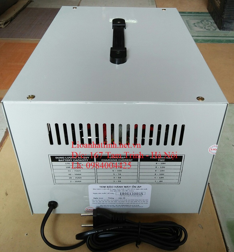 MÁY NẠP ẮC QUY TỰ NGẮT 24V