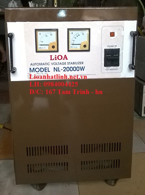 ổn áp lioa nl - 20000w cũ 1 pha