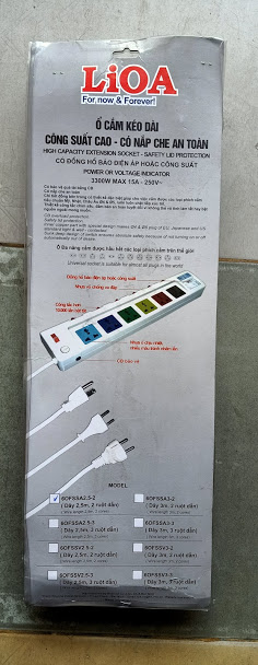 Ổ CẮM LIOA CÔNG SUẤT LỚN LIOA 6OFSSA2.5-2