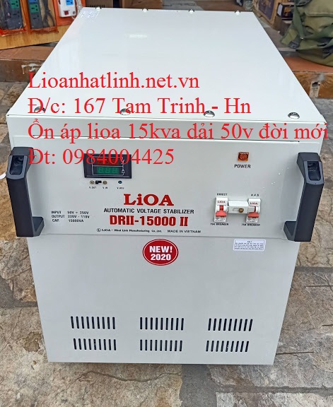 lioa 15kva dải 50v