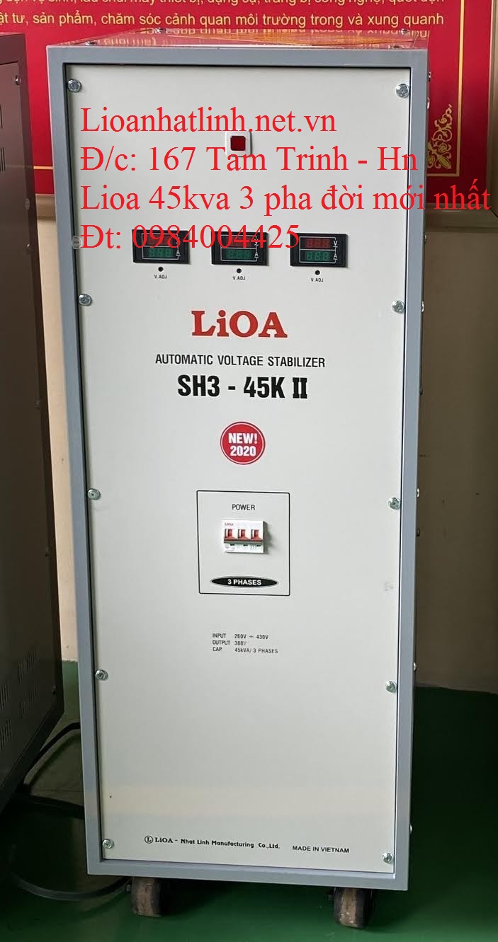 ỔN ÁP LIOA 45KVA 3 PHA