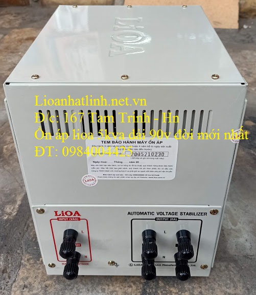 PHÍA SAU ỔN ÁP LIOA 5KVA DRI - 5000II