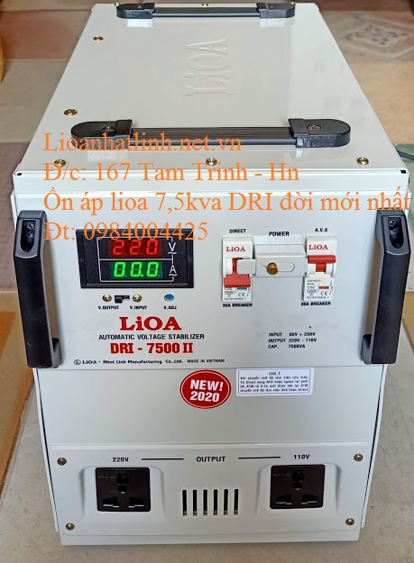 ỔN ÁP LIOA 7.5KVA DẢI 90