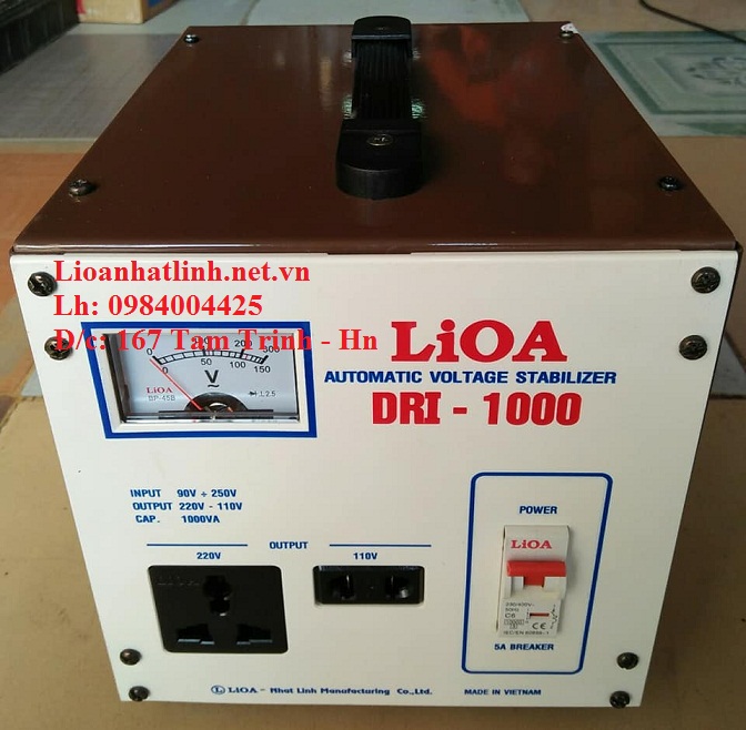 ỔN ÁP LIOA 1KVA DẢI 90V ~ 250V