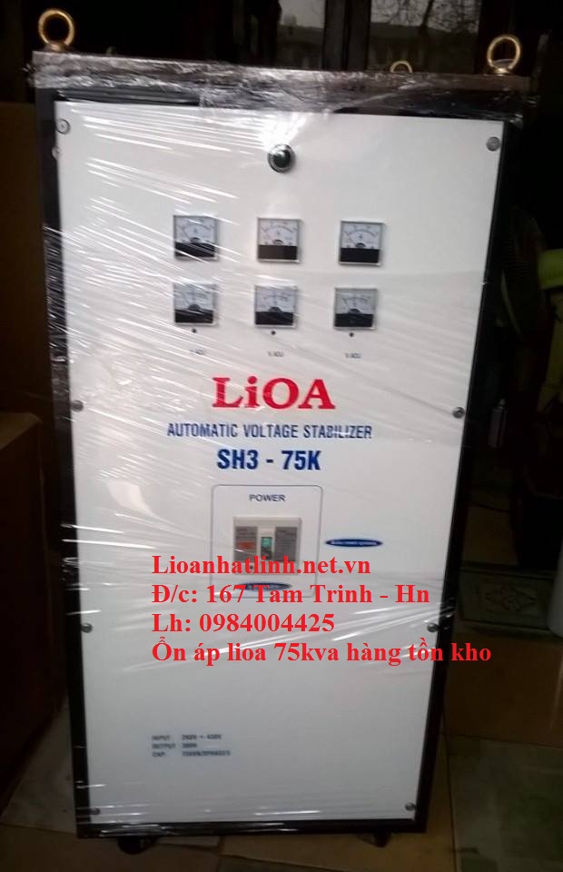 ổn áp lioa sh3 - 75k hàng tồn kho